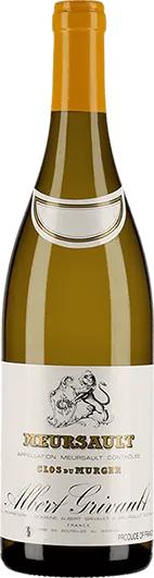 vue du vin Meursault Clos du Murger Albert Grivault