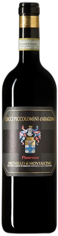 vue du vin Brunello di Montalcino Pianrosso Ciacci Piccolomini d’Aragona