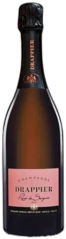 vue du vin Champagne Drappier Rosé de Saignée Rosé Drappier