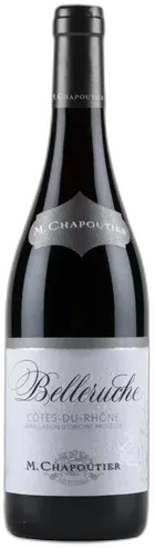 vue du vin m Chapoutier Belleruche Côtes du Rhone Rouge 2024