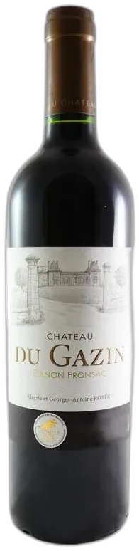 photo du vin Château du Gazin Canon-Fronsac