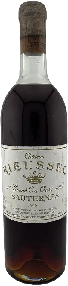 photo du vin Vin de Bordeaux Château Rieussec Sauternes