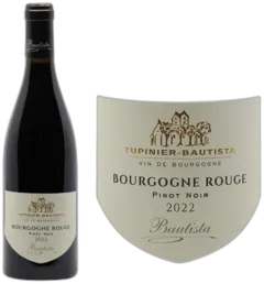 capture du vin Aoc Bourgogne Pinot Noir Domaine Tupinier-Bautista