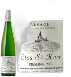vue du vin Domaine Trimbach Gewurztraminer