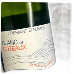 photo du vin Blanc de Coteaux Brut Bio Alsace Domaine Eric Rominger