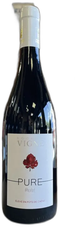 illustration du vin Pure Merlot Domaine Vigne