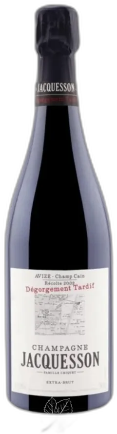 capture du vin Grand Cru Dizy Terres Rouges, Jacquesson