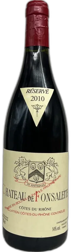 photo du vin Emmanuel Reynaud Château de Fonsalette Vin de Côtes-du-Rhône