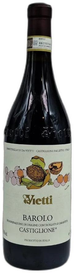 illustration du vin Vietti Barolo Docg Castiglione Vin d’Italie