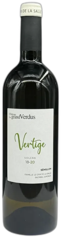 photo du vin Château le Grand Verdus Vertige Solera nv Vin de l’Aoc