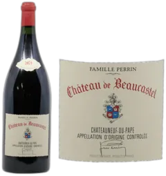 photo du vin Châteauneuf-du-Pape Château de Beaucastel Hommage à Jacques Perrin Famille Perrin