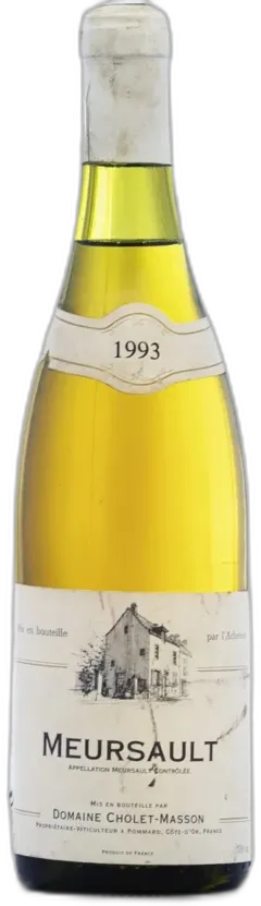 vue du vin Meursault Blanc