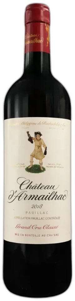 image du vin Château d’Armailhac Vin de l’Aoc Pauillac Grand Cru Classé