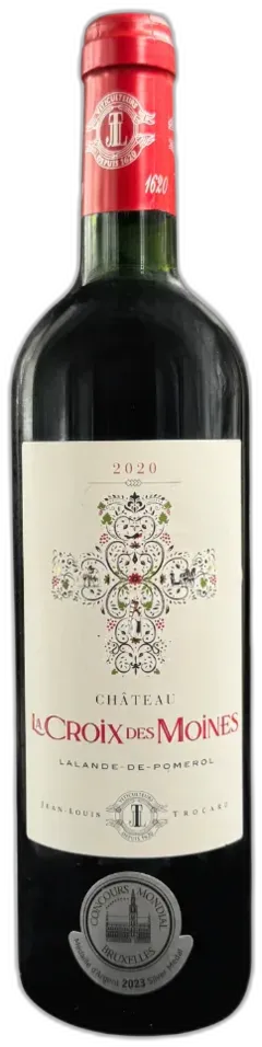 photo du vin Château la Croix des Moines Vin de l’Aoc Lalande-de-Pomerol