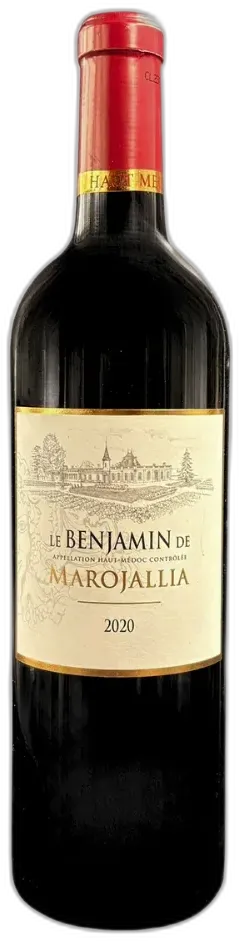 image du vin Château Marojallia Benjamin de Marojallia Vin de l’Aoc Margaux