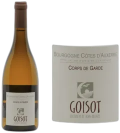 vue du vin Domaine Goisot Aoc Bourgogne Côtes d’Auxerre "Corps de Garde"
