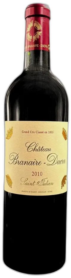 vue du vin Château Branaire Ducru 2010