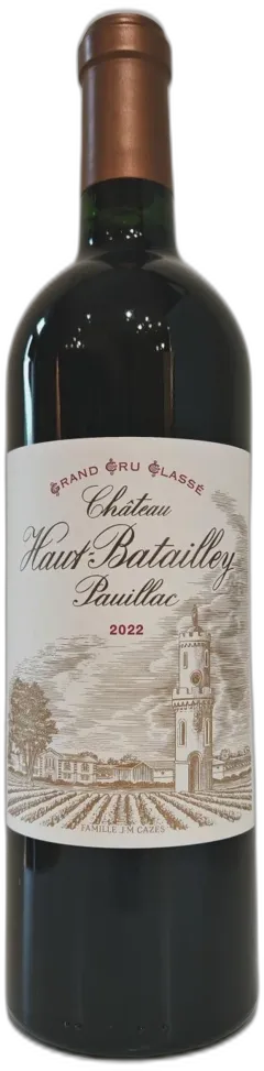 photo du vin Haut Batailley Verso