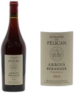 vue du vin Arbois Trousseau Béranger Pélican
