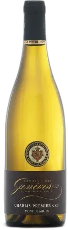 photo du vin Aoc Chablis 1er Cru Mont de Milieu Domaine Gautheron