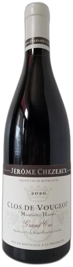 photo du vin Jérôme Chezeaux Clos de Vougeot Montiotes Hautes Grand Cru