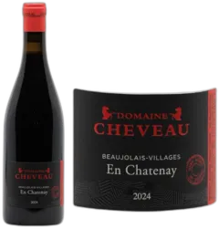 photo du vin Domaine Cheveau "or Rouge en Chatenay" Beaujolais Villages Rouge
