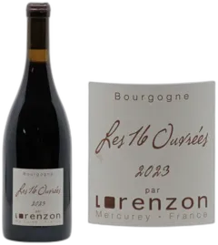 photos du vin Bruno Lorenzon Bourgogne Rouge "les 16 Ouvrées"