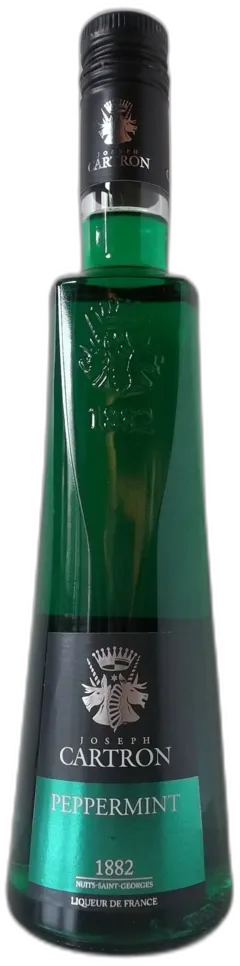image du vin Joseph Cartron Liqueur de Peppermint Vert
