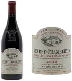 aperçu du vin Gevrey Chambertin Premier Cru Domaine Humbert Freres Estournelles Saint Jacques