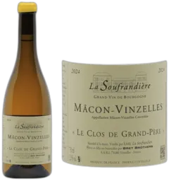 vue du vin Mâcon-Vinzelles le Clos de Grand-Père