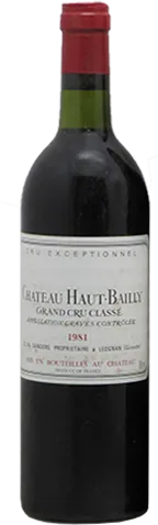photos du vin Château Haut Bailly