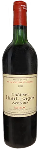 photo du vin Haut Bages Averous