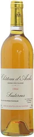 photo du vin Château d’Arche
