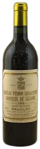 aperçu du vin Château Pichon Longueville Comtesse de Lalande