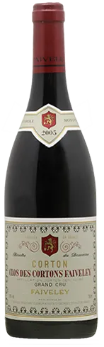 vue du vin Domaine Faiveley Corton Clos des Cortons Grand Cru Monopole Rouge