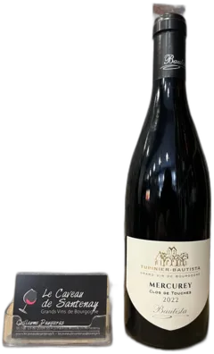 illustration du vin Mercurey Clos de Touches Rouge 2022 Domaine Tupinier-Bautista