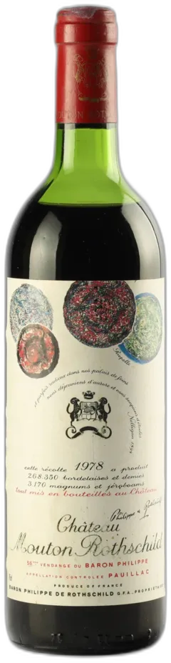 photo Château Mouton Rothschild 1978