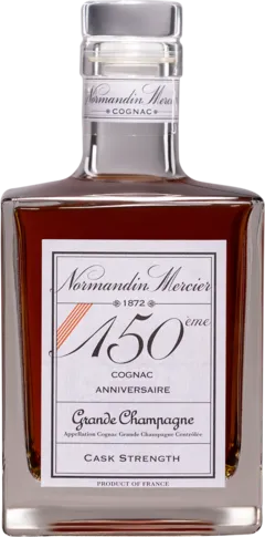 vue du vin Normandin-Mercier Cognac Grande Champagne "150ème Anniversaire - Cask Strength" Giftbox