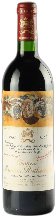 photo Château Mouton Rothschild 1987