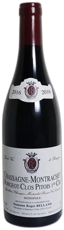 aperçu du vin Domaine Roger Belland Chassagne Montrachet Premier Cru Morgeot Clos Pitois