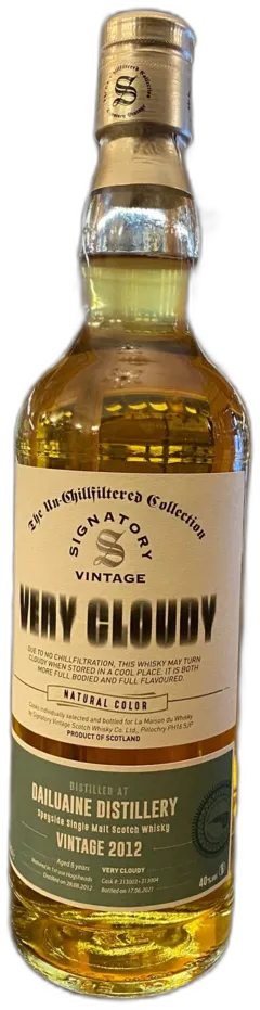 image du vin Very Cloudy Dailuaine 8 Ans