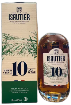 illustration du vin Isautier Rhum Vieux de Mélasse de la Réunion "12 Ans Alfred" Brun Giftbox