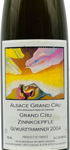 illustration du vin Gewurztraminer Grand Cru Zinnkoepfle