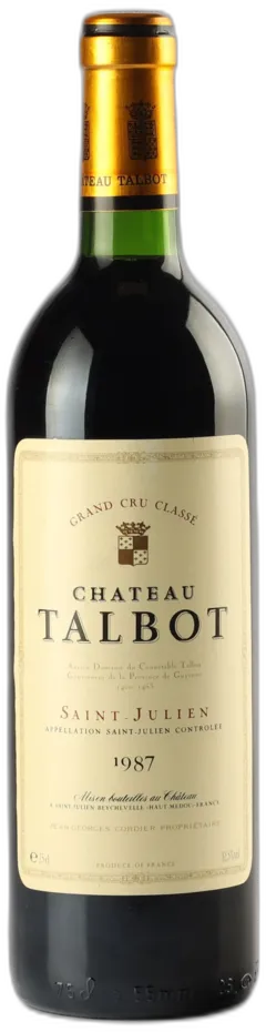 photo Château Talbot 1987