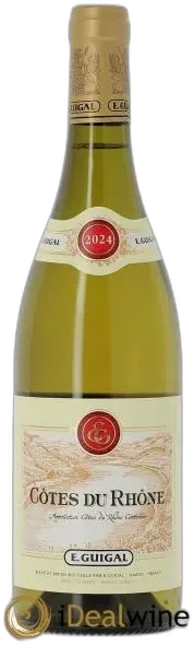 illustration du vin Côtes du Rhône Blanc E. Guigal