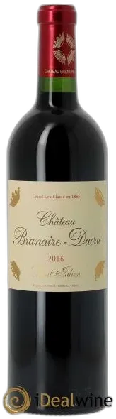 vue du vin Château Branaire Ducru 2010