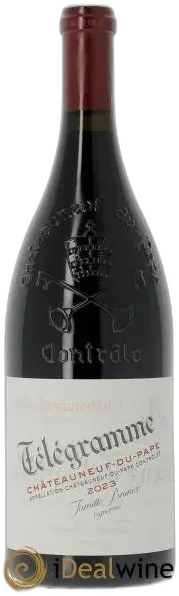 photo du vin Châteauneuf-du-Pape Télégramme Vignobles Brunier