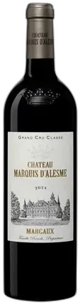 photo du vin Château Marquis d’Alesme 3ème Cru Classé