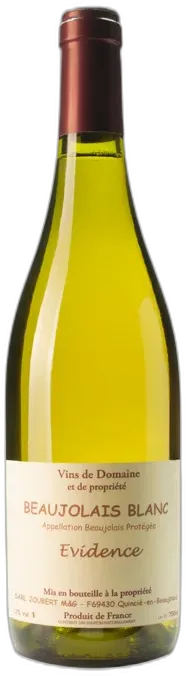 capture du vin Beaujolais Blanc Evidence