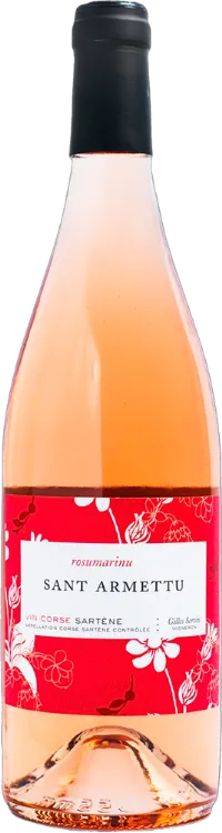 vue du vin Domaine Sant Armettu Rosumarinu Rosé Corse Sartene